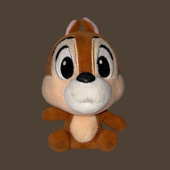 Disney Shanghai Resort Keychain Sitting CHIP Chibi Plush BackPack Clip Keychain - Picture 4 of 5